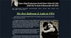 Desktop Screenshot of dancekingproductions.com